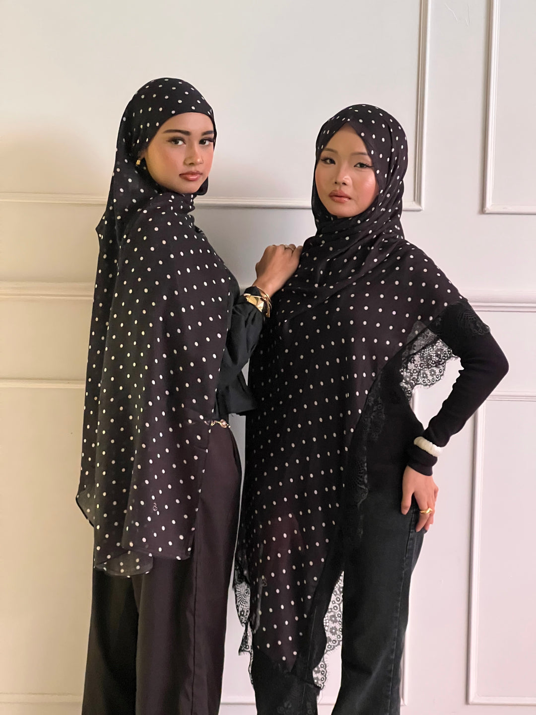 Black Polka Dot