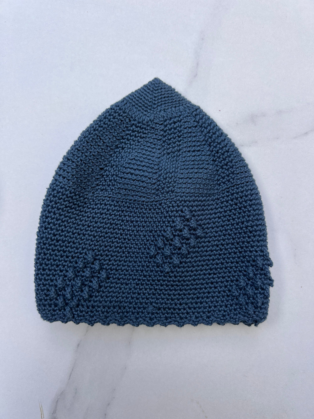 Men’s Premium Knitted Prayer Hat/Kufi - Navy Blue