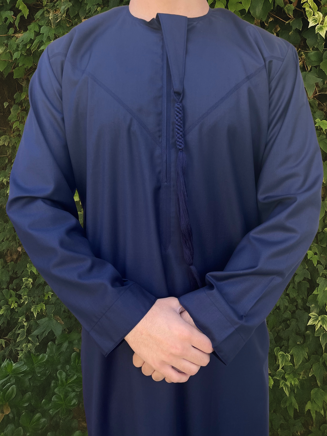 Midnight Blue Deluxe Emirati Thobe