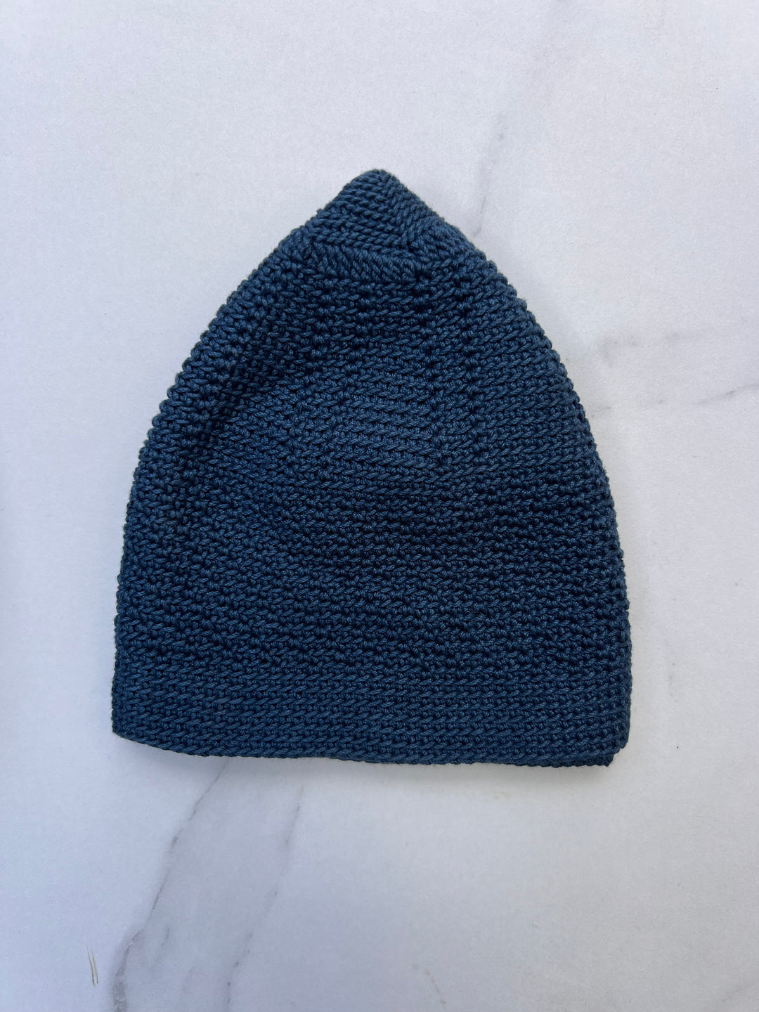 Men’s Premium Knitted Prayer Hat/Kufi - Navy Blue