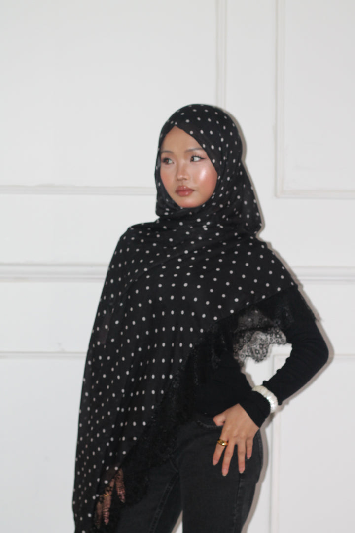 Black Polka Dot