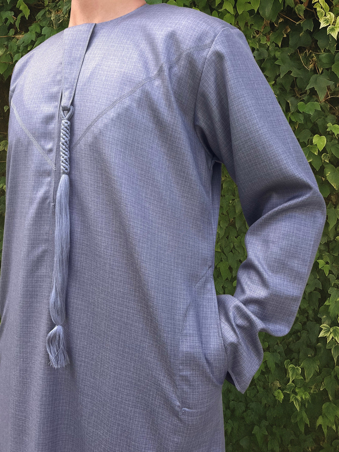 Dove Grey Premium Emirati Thobe