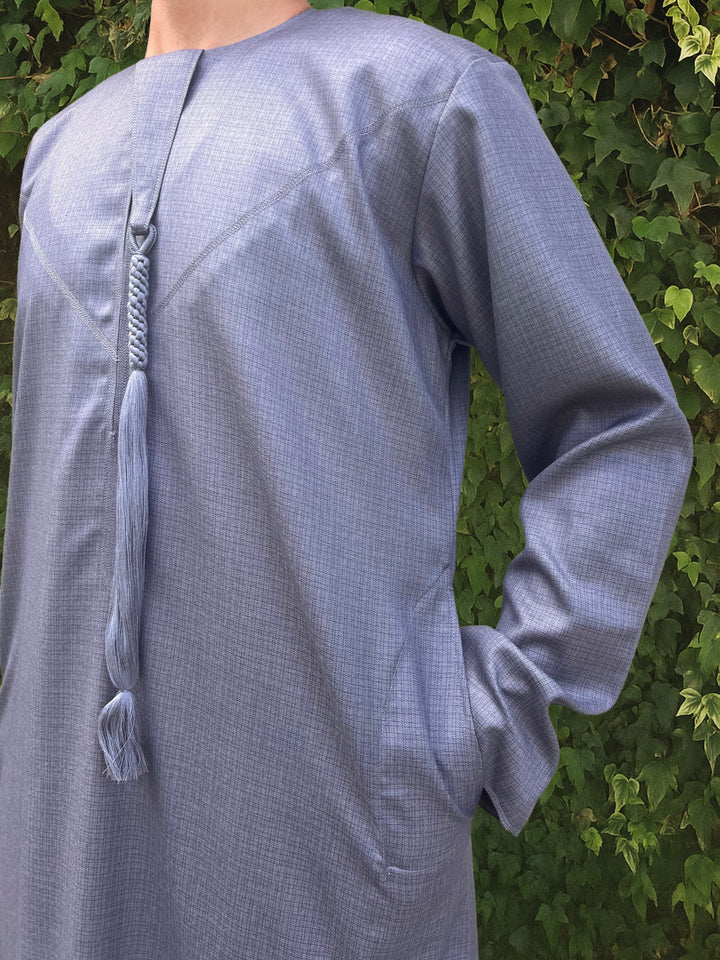 Dove Grey Premium Emirati Thobe