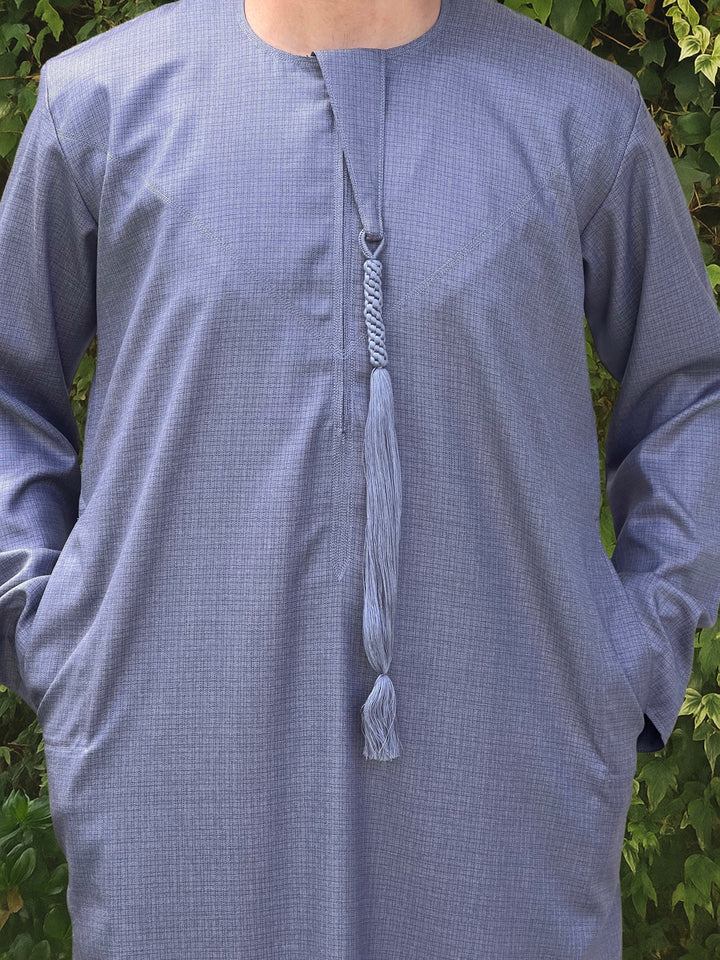 Dove Grey Premium Emirati Thobe