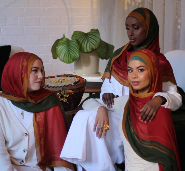 Fidwa Hijab - Sudanese Inspired