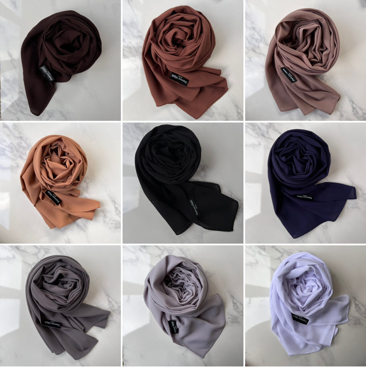 Luxury Twill Chiffon (16 Colours)