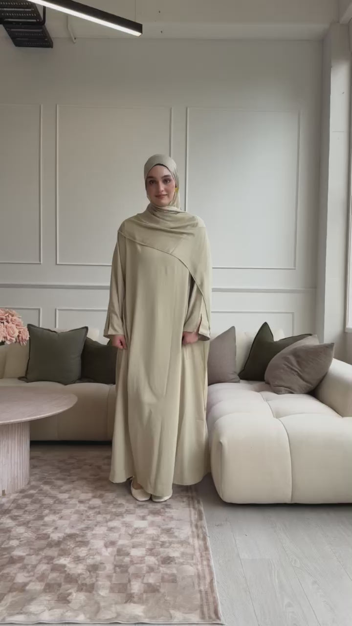 Essential Abaya 2pc set - Pink